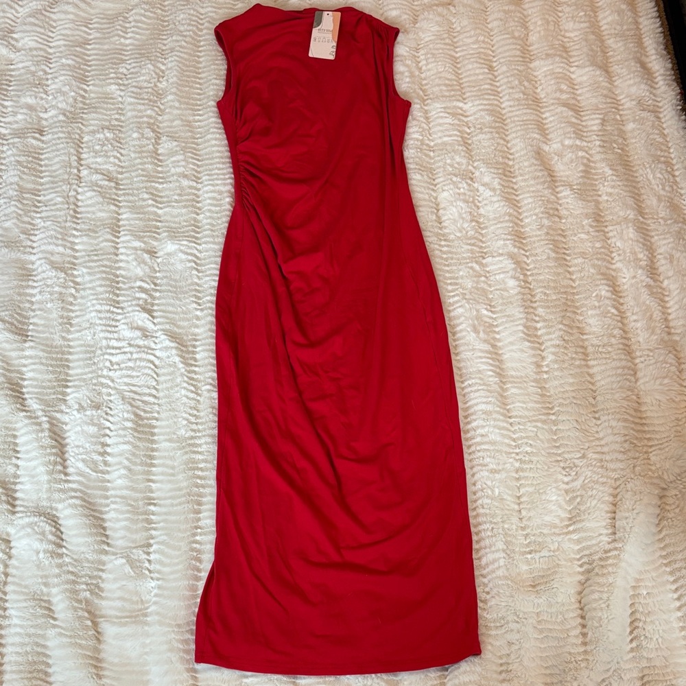 Chic Red Maxi Dress